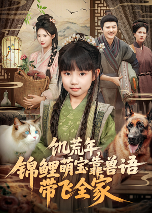 饥荒年，锦鲤萌宝靠兽语带飞全家（75集）每天分享不一样的短剧