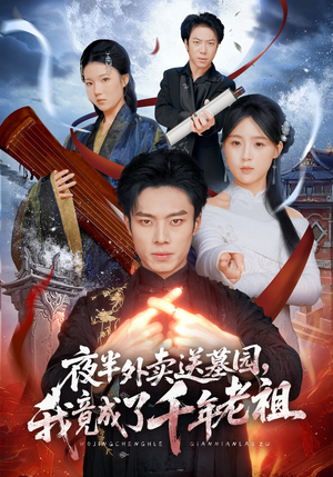 短剧《夜半外卖送墓园，我竟成了千年老祖》66集短剧免费解锁全集观看