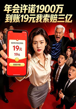 短剧《年会许诺1900万，到账19元我索赔三亿》75集短剧免费畅享全集