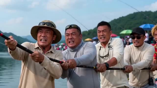短剧《重生成鱼：开局带老爸坑疯全网钓鱼佬》47集短剧免费在线观看全集