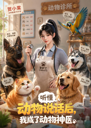 听懂动物说话后，我成了动物神医（47集）短剧追到爽越看越好看