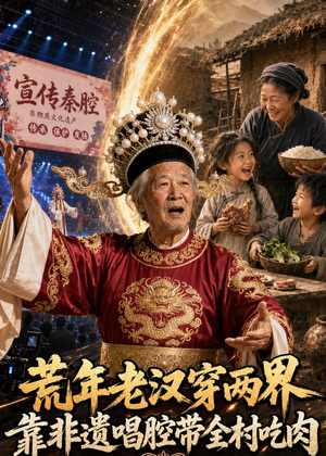 荒年老汉穿两界：靠非遗唱腔带全村吃肉（73集）独家短剧内容免费看