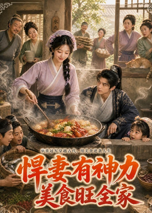 短剧《悍妻有神力，美食旺全家》75集短剧高清无删减在线观看