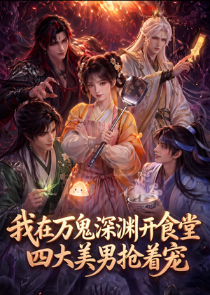 我在万鬼深渊开食堂，四大美男抢着宠（60集）爱上了这部短剧了